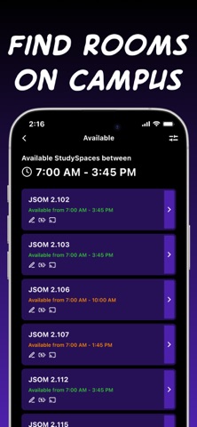 StudySpace - Empty Room Finder Screenshot 3 of 6