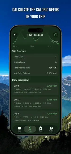 MTNMetrics: Trail Nutrition screenshot 3