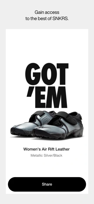 Nike SNKRS: Sneakers & Apparel App Store search result