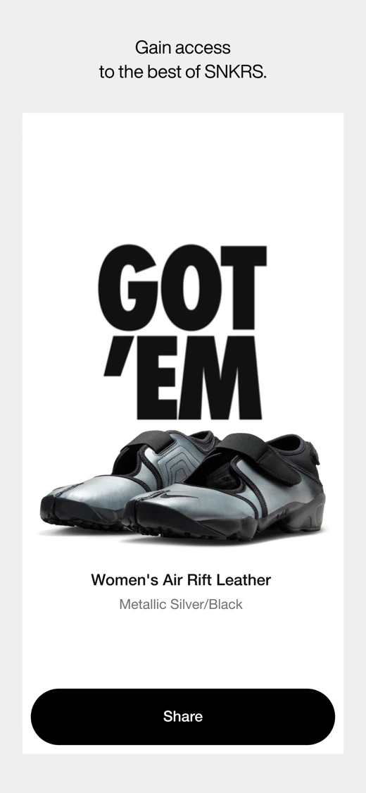 Nike SNKRS: Sneakers & Apparel search result