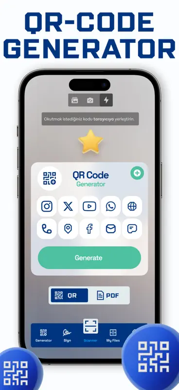 QR Scanner - Leser- Generator screenshot 2 of 7