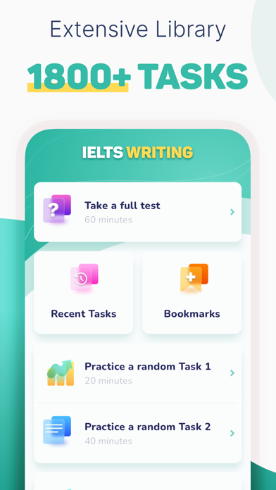 IELTS Writing Tests Screenshot