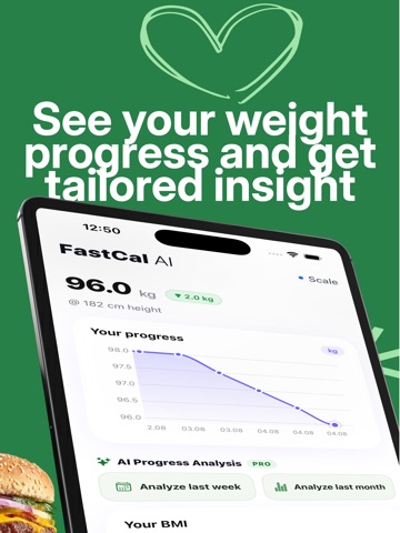 FastCal AI: Calories Tracker iPad screenshot