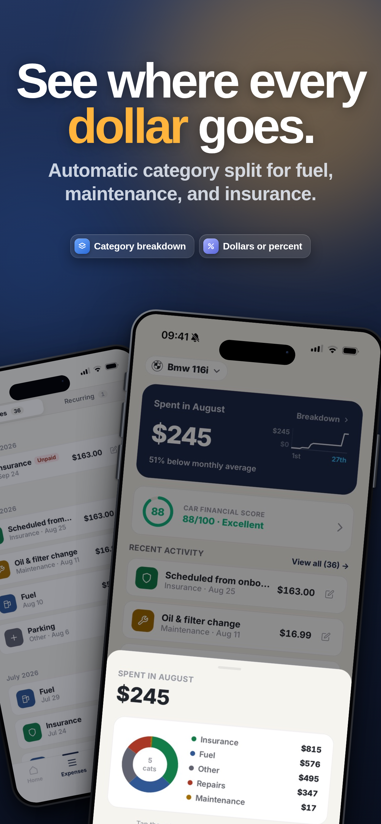 DriveBudget - Car Cost Tracker screenshot 3