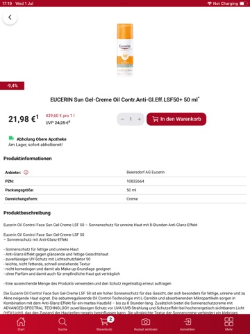 Obere Apotheke Ingolstadt iPad screenshot