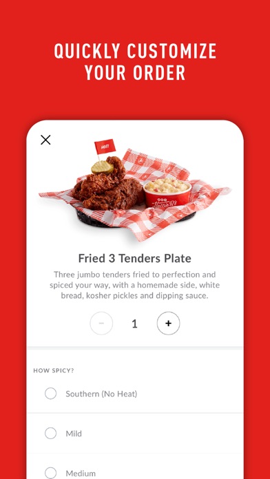Screenshot 2 of Hattie B's Hot Chicken App
