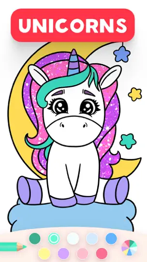Coloring Book For Girls Kids 5 iPhone Screenshot 5
