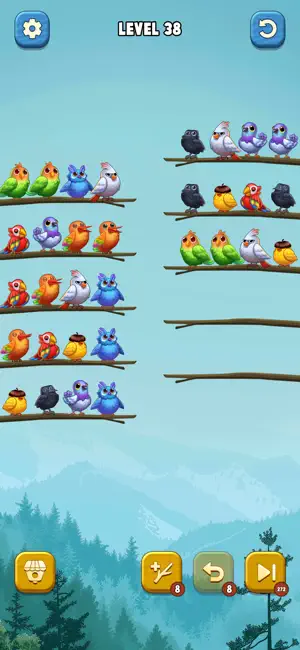 Jungle Bird Sort screenshot 4