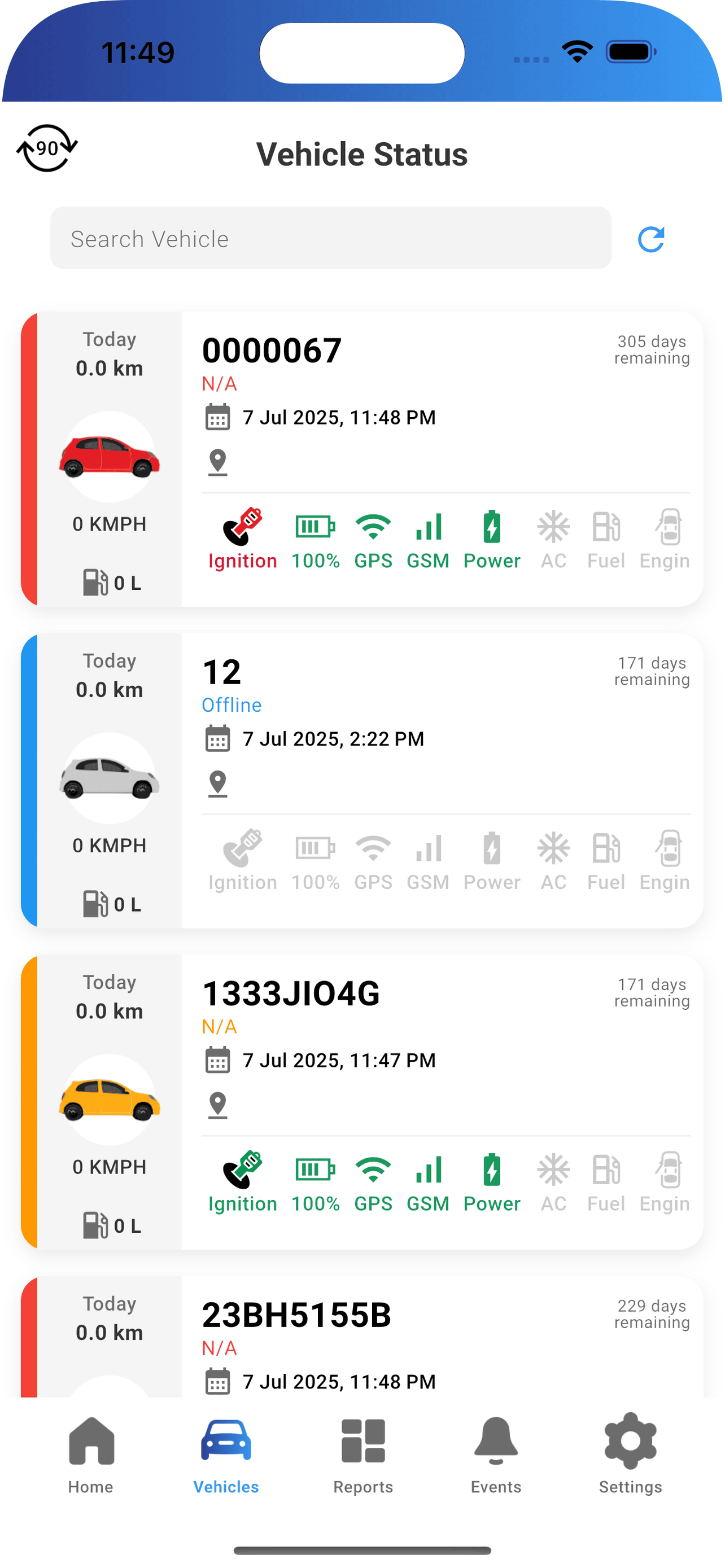 EAGLEYE GPS screenshot 2