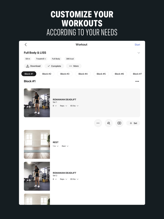 Gymaholic: Fitness & Nutrition iPad screenshot 8 - Health & Fitness app