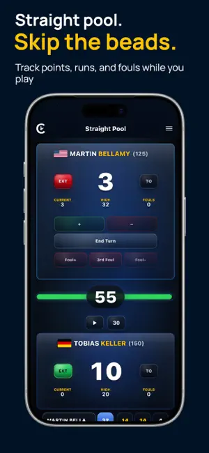 Chalk Clock: Pool Scorekeeper screenshot 2
