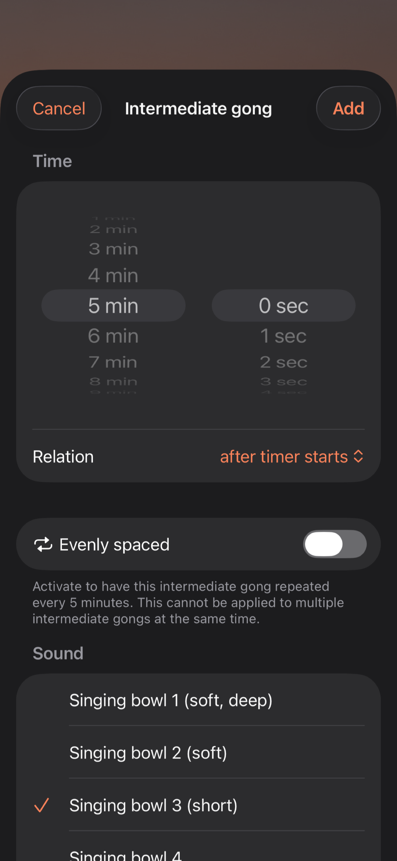 GongMeister: Meditation Timer