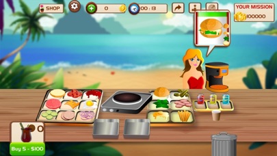 Beach Fast Food Cooking Tycoon Screenshot