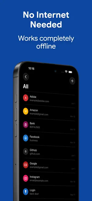 Password Manager: My Passwords screenshot 1