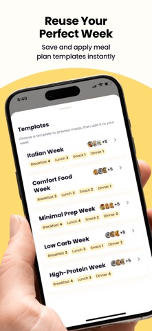 Kaun: Meal Planner screenshot