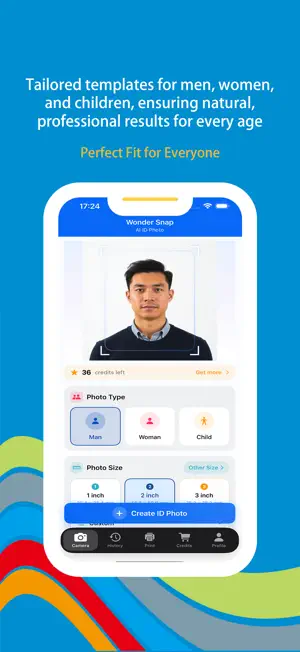 Wonder Snap - ID Picture Maker screenshot 1