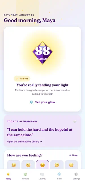 Luminous Living: Self Care screenshot 1