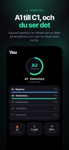 Svenska: Lär dig svenska iPhone screenshot 6