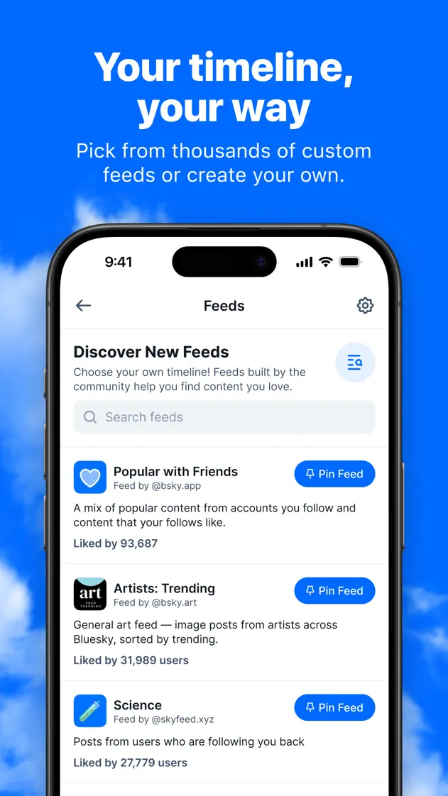 Bluesky, App Store screenshot 5