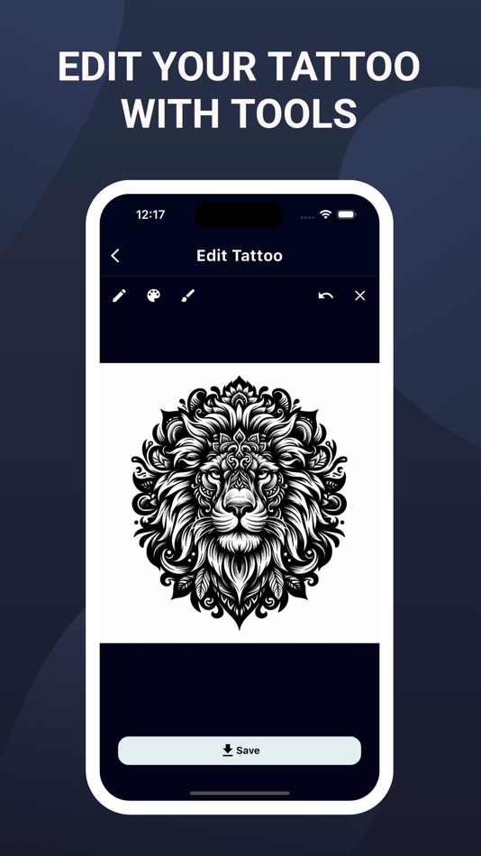 #4. AI Tattoo Generator Art Maker・ (macOS) Podle: Tatsat Brahmbhatt