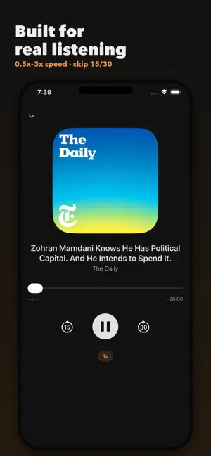 FeedCastX: Podcast Player screenshot 3