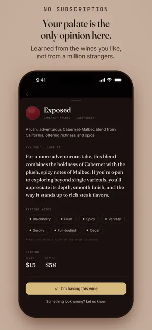 sommelai: Your AI Sommelier screenshot 1
