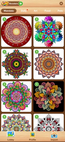 Cross Stitch Coloring Mandala Screenshot 4 of 7