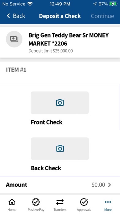 Washington Financial Business Screenshot