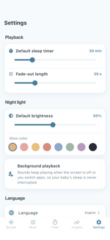 DreamyBaby: Baby Sounds iPhone screenshot