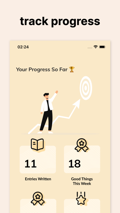 Good Things gratitude journal Screenshot