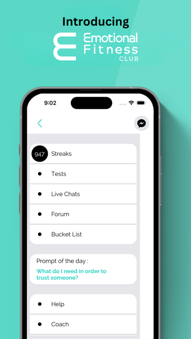 Emotional Fitness Club Screenshot