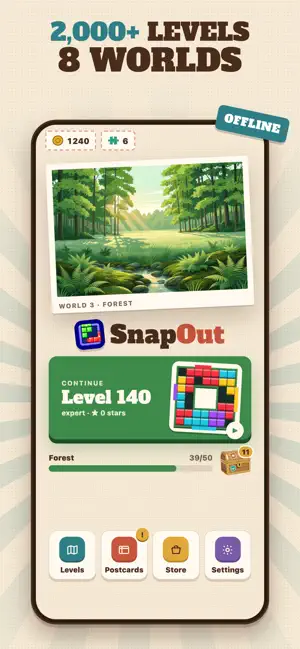 Snap Out! Block Puzzle screenshot 1