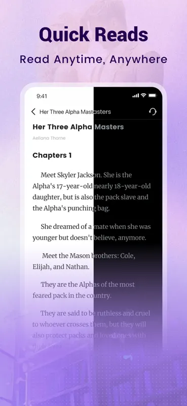 SnackFic - Stories & Novels screenshot 5 of 5