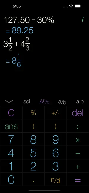 jCalc – Scientific Calculator screenshot 1