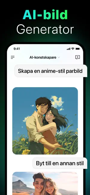 AI-chatbot och designassistent iPhone screenshot 3