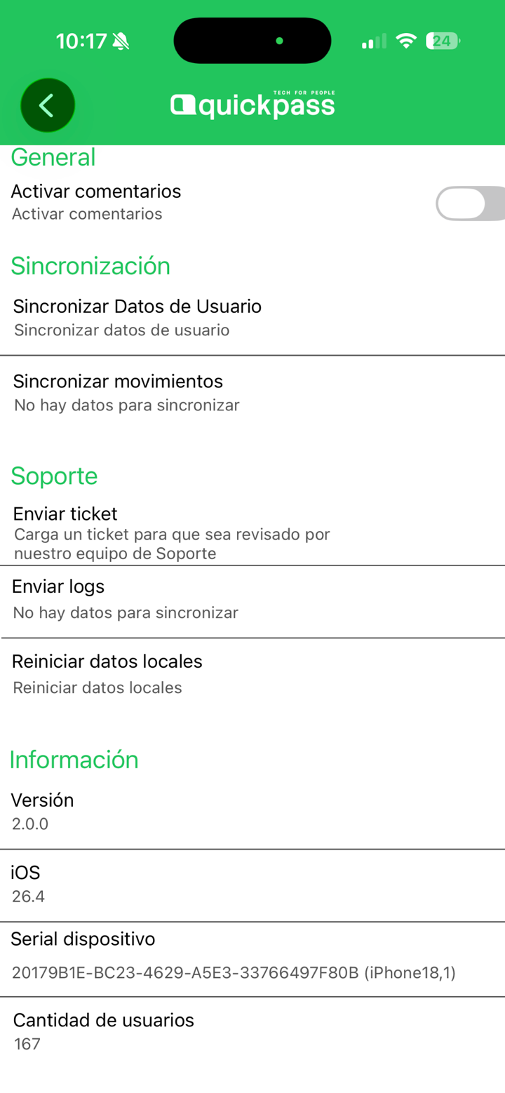Quickpass Mobile screenshot 5