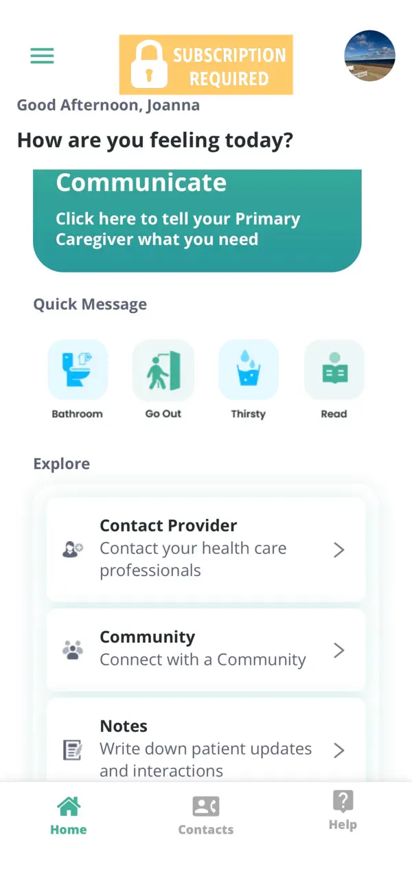 Screenshot #3 pour SimpliHere for Caregiving