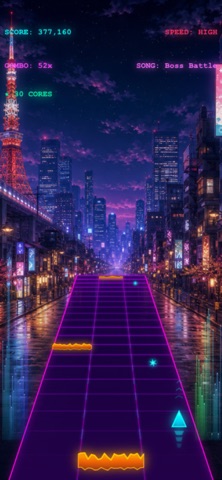 Neon Rush City Screenshot 5 of 9
