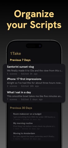 1Take: UGC Video Teleprompter screenshot