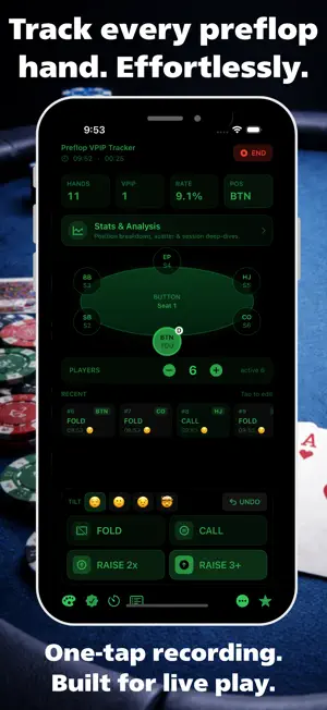 Poker Tracker: VPIP Stats screenshot 1