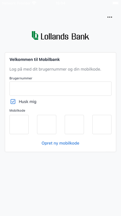 Lollands Bank Erhverv Screenshot