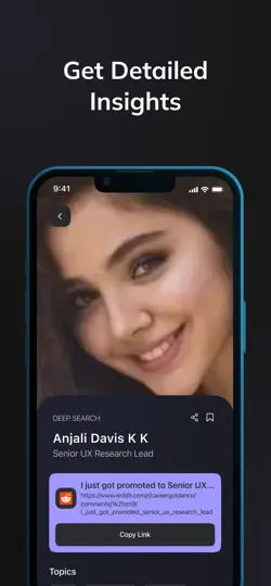 Captura de pantalla de AI Face Scan App en iPhone 6