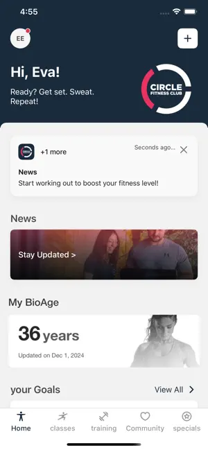 CIRCLE Fitness screenshot 2