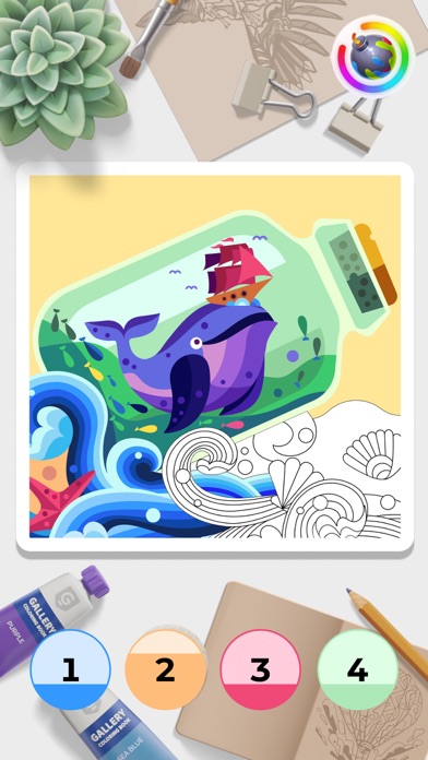 Gallery: Coloring book & decor Screenshot