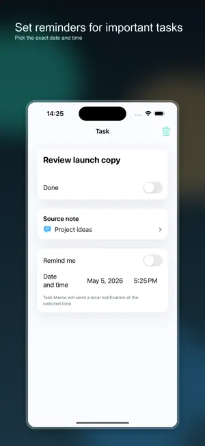 Task Memo: Voice Tasks screenshot 3