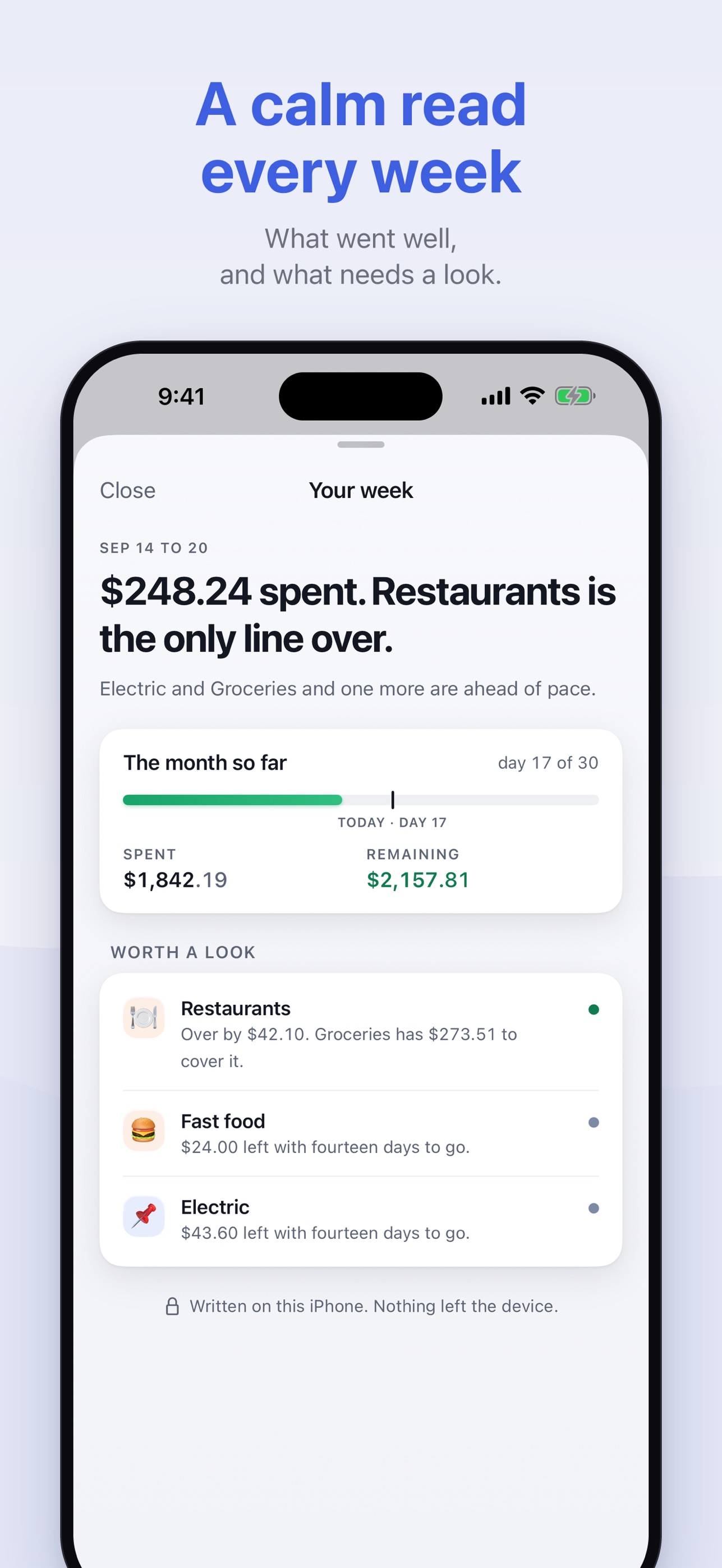 Screenshot 6 of Persue Budget