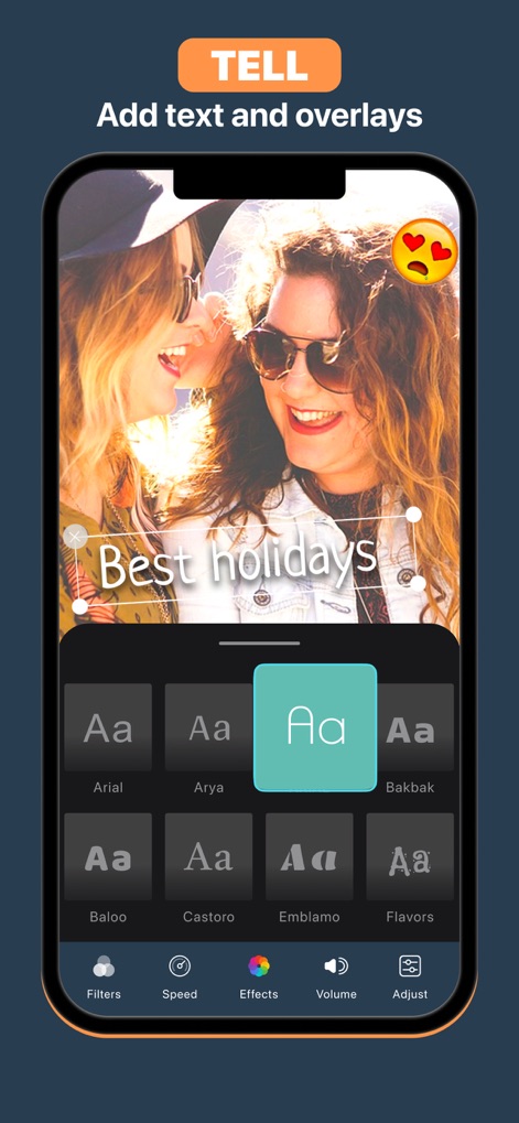 Video Editor · - Dynamic Text & Overlays