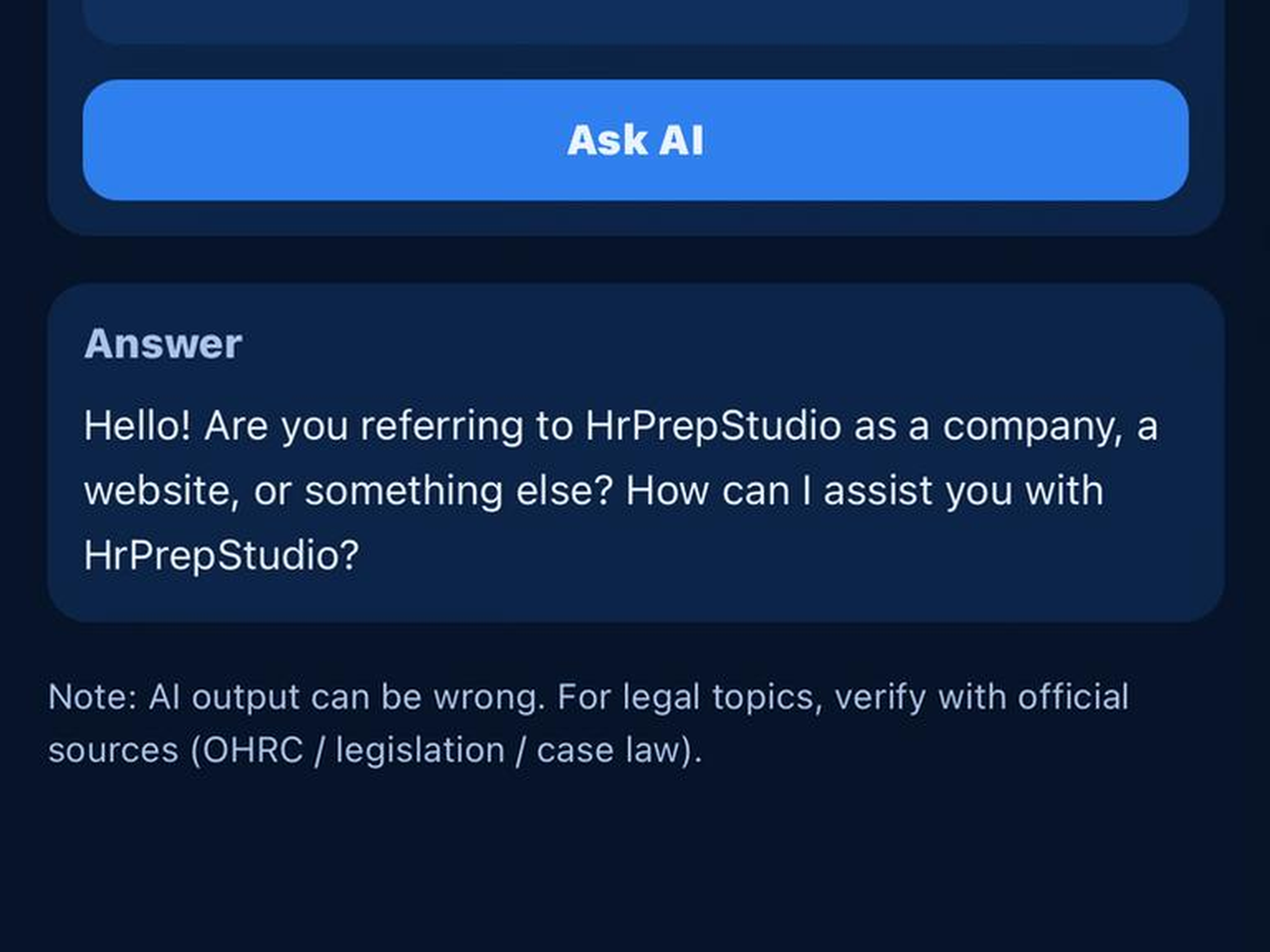 HR Prep Studio screenshot 5