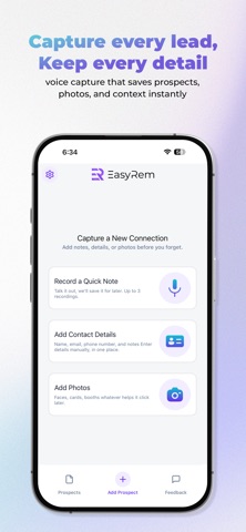 EasyRem – AI Lead Capture screenshot