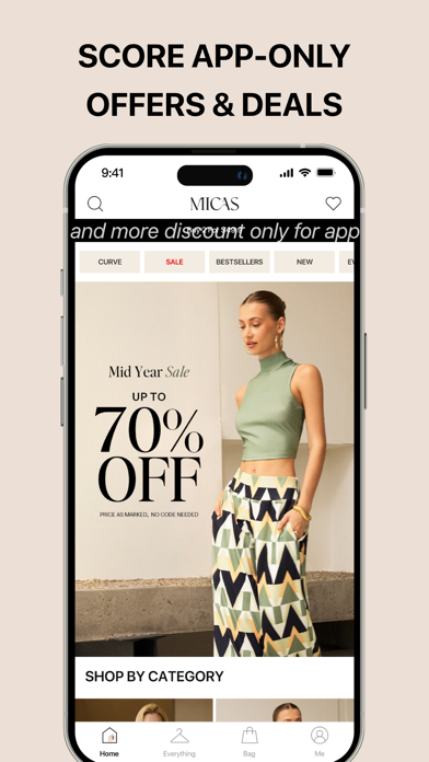 MICAS - Shop Women's Fashion Screenshot